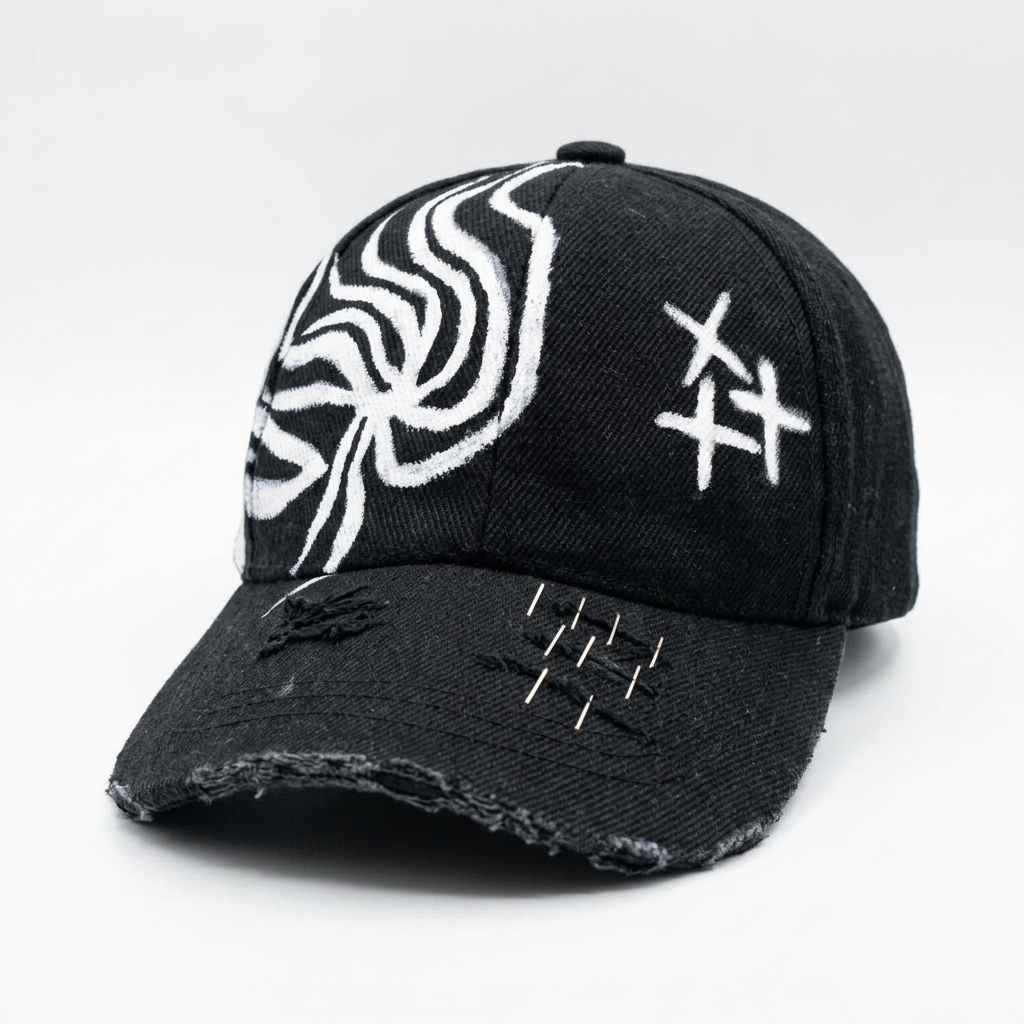 001 wireframe Cap