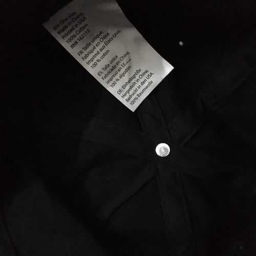 certified 01 (black metal logo) Cap
